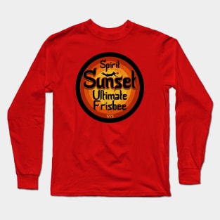 Ultimate Frisbee Sunset 1975 Long Sleeve T-Shirt